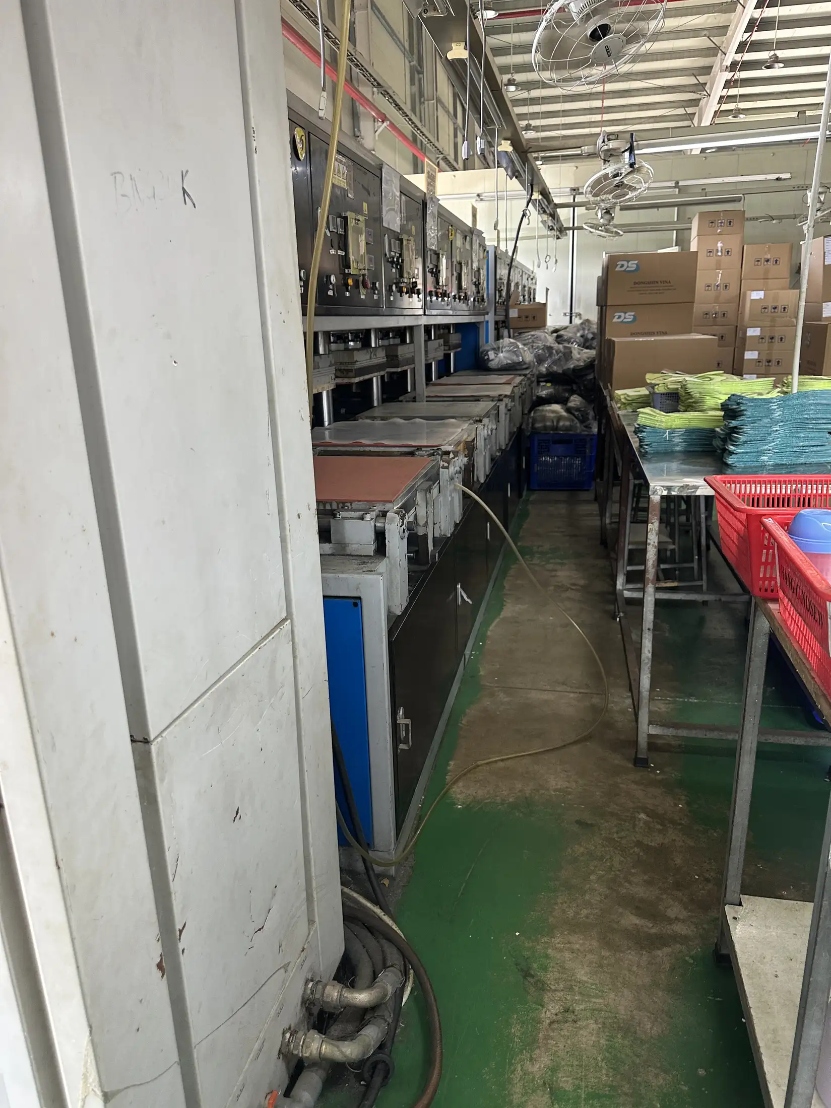 Hệ thống điện khu vực sản xuất có yêu cầu chống ẩm