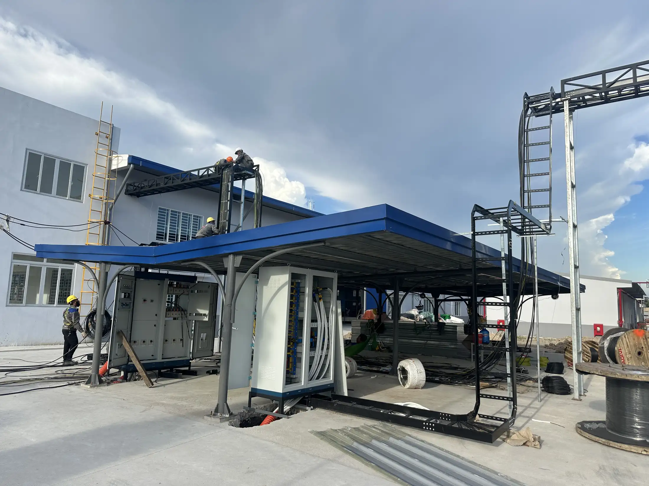 Lắp đặt trạm biến áp cấp nguồn cho nhà xưởng tại Vũng Tàu