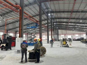 Công trình thi công điện nhà xưởng Đại Phú Thịnh