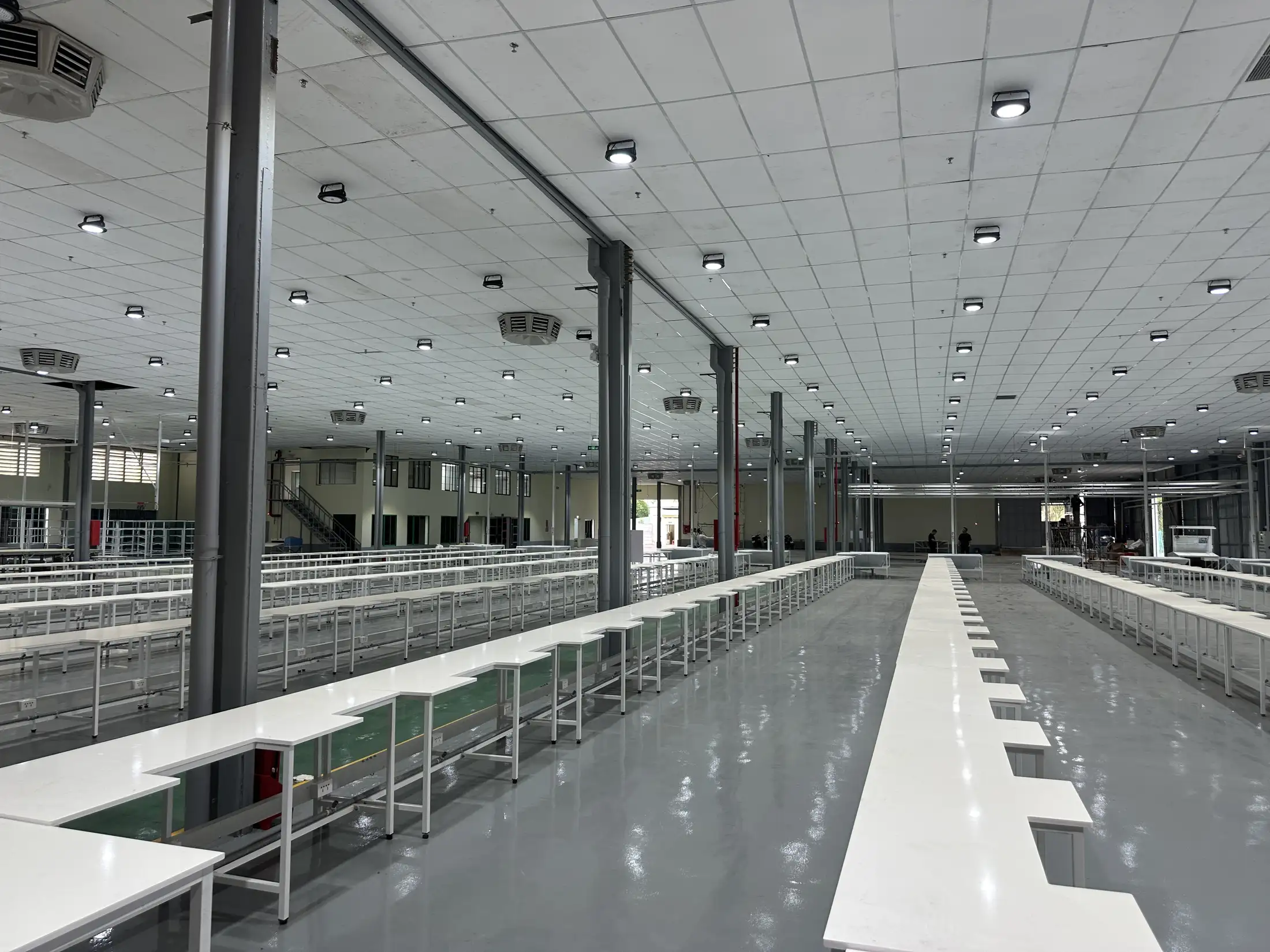 Hệ thống điện dọc chuyền sản xuất nhà máy