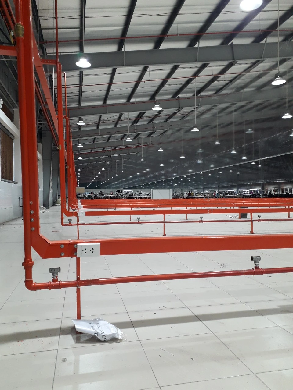 Phân chia khu vực để lập bảng khối lượng điện nhà xưởng