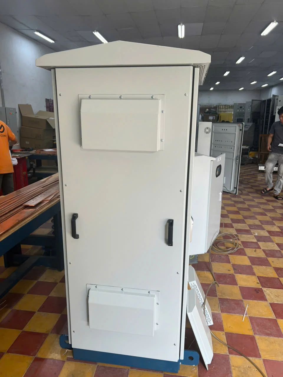 Tủ điện tổng hoàn thiện sau khi tính chọn thiết bị