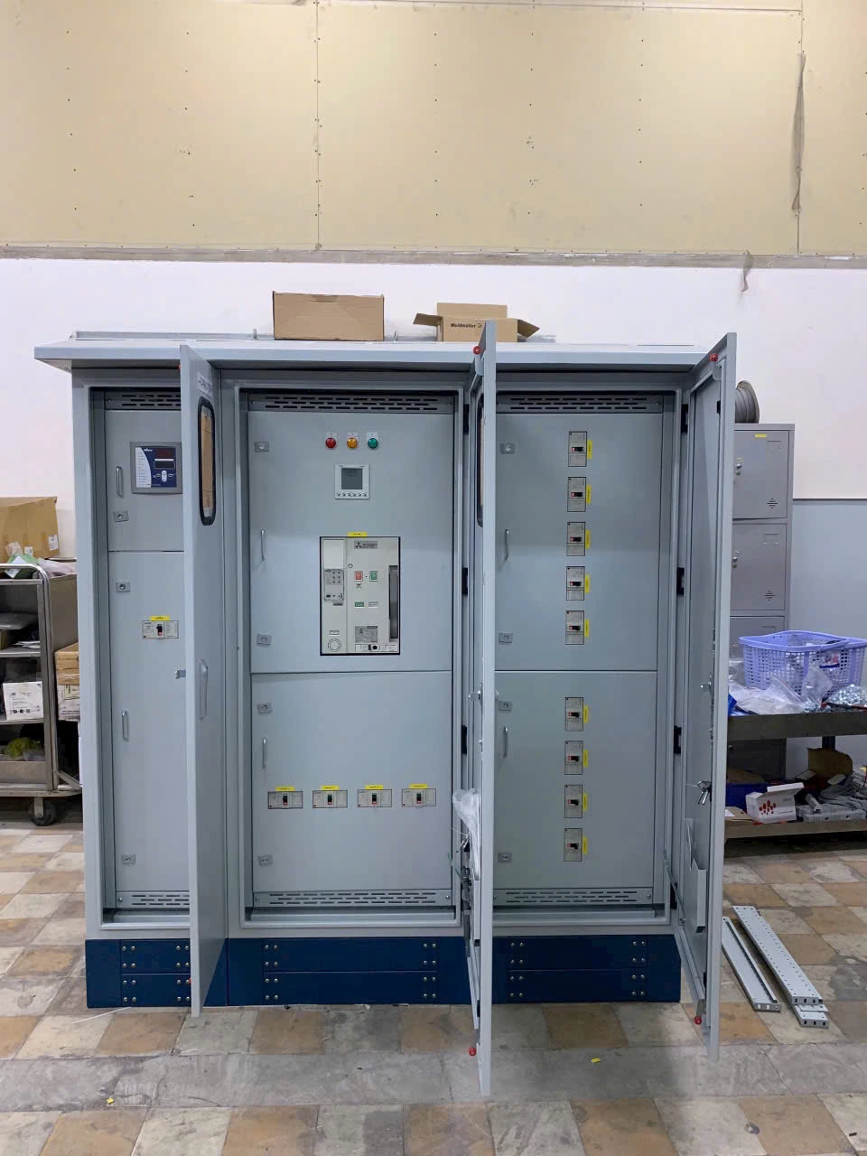 Tủ điện nhà xưởng hoàn thiện theo kế hoạch nghiệm thu
