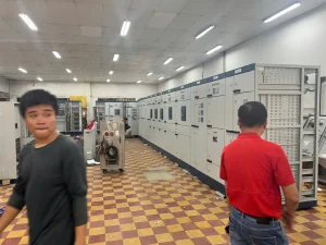 THI CÔNG ĐIỆN XƯỞNG MAY