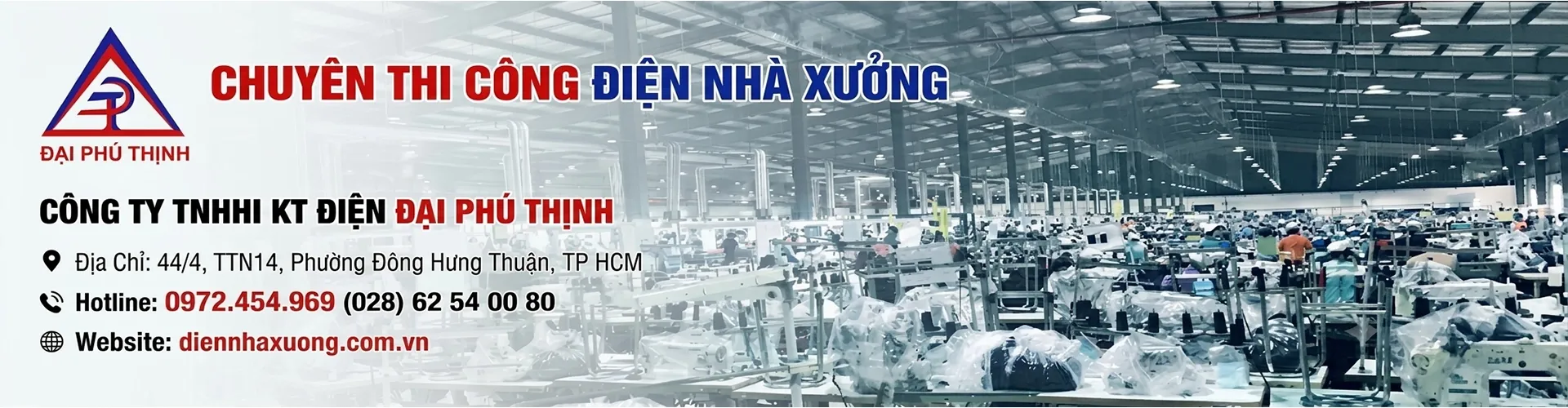 Thi công hệ thống điện nhà xưởng trọn gói