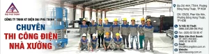 Lắp đặt hệ thống điện nhà xưởng công nghiệp