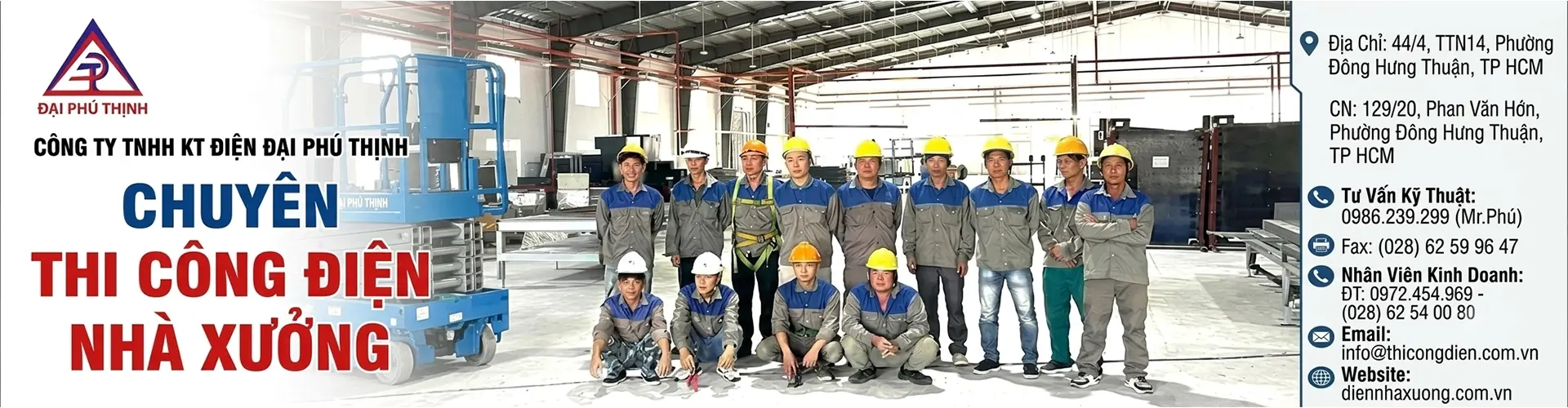 Lắp đặt hệ thống điện nhà xưởng công nghiệp
